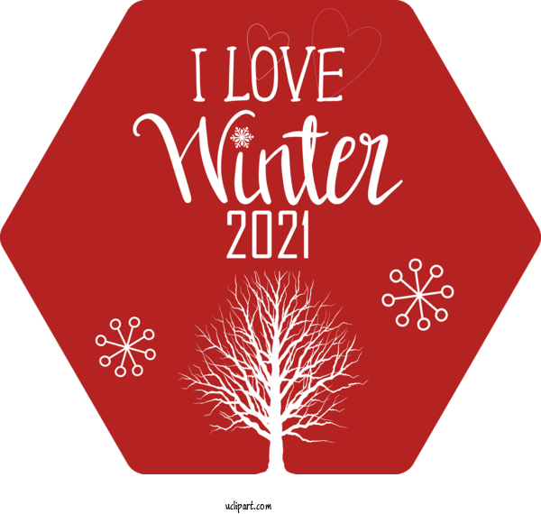 Free Nature Design Logo Font For Winter Clipart Transparent Background