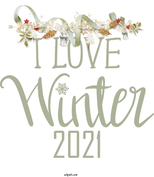 Free Nature Floral Design Logo Font For Winter Clipart Transparent Background