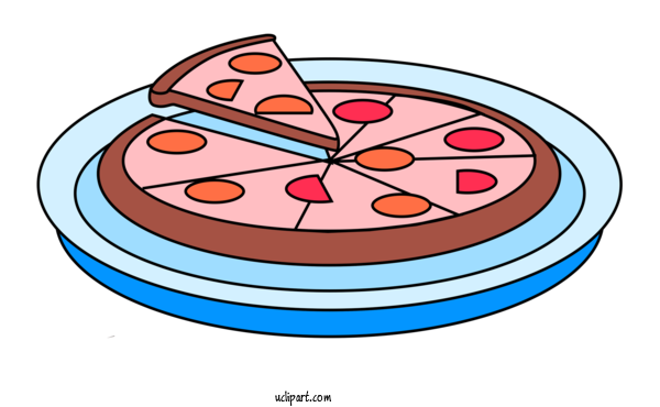 Free Food Circle Icon Drawing For Fast Food Clipart Transparent Background