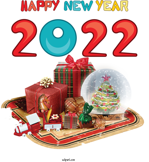 Free Holidays New Year Christmas Day New Year For New Year 2022 Clipart Transparent Background
