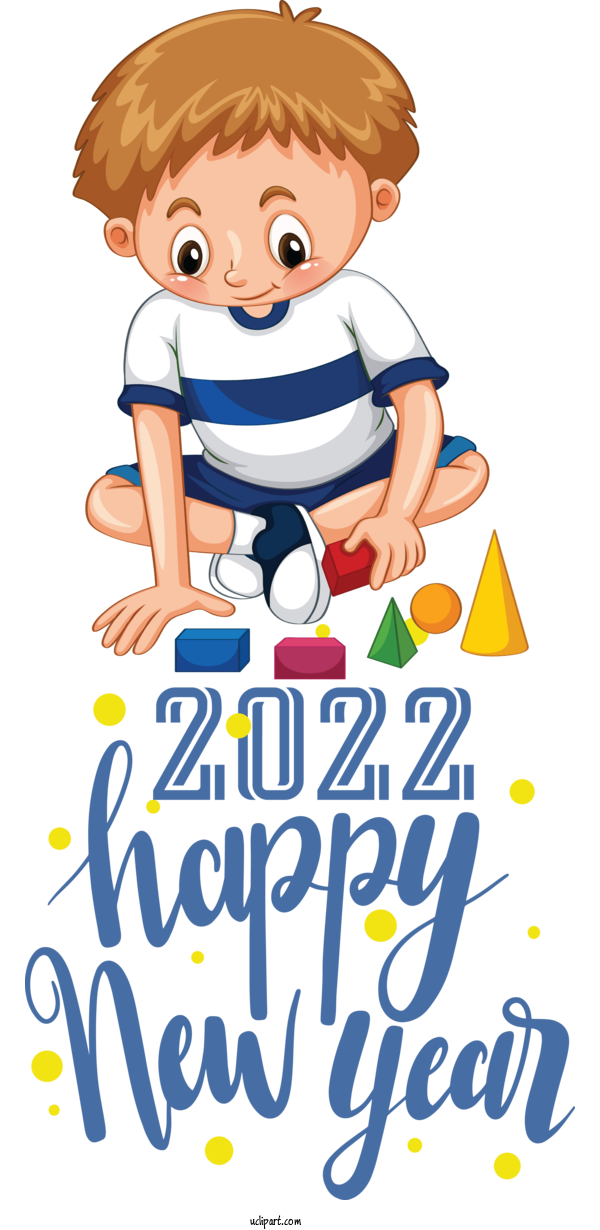 Free Holidays New Year Merry Christmas And Happy New Year 2022 New Year's Eve For New Year 2022 Clipart Transparent Background
