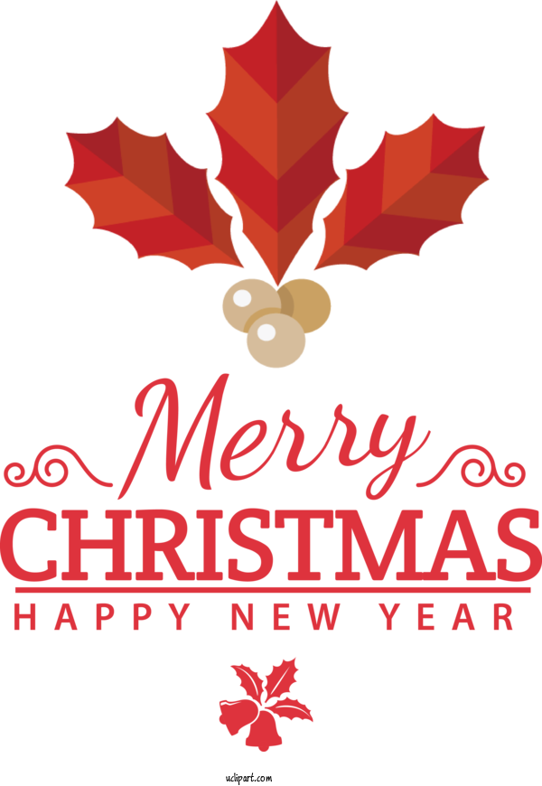 Free Holidays Design Floral Design Logo For Christmas Clipart Transparent Background