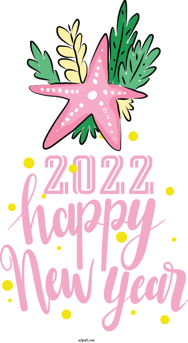 Free Holidays Christmas Hannover 2022 Flower Design For New Year 2022 Clipart Transparent Background
