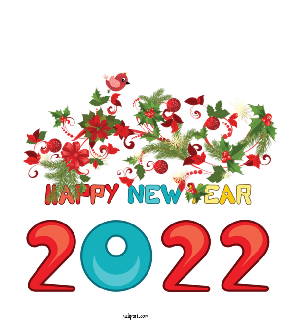 Free Holidays New Year 2022 Christmas Day New Year For New Year 2022 Clipart Transparent Background