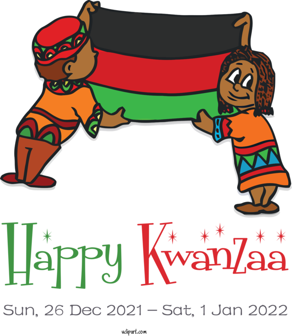 Free Holidays Kinara Drawing Cartoon For Kwanzaa Clipart Transparent Background