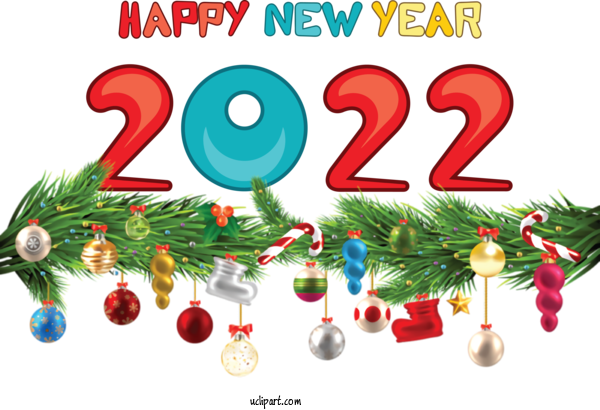 Free Holidays Calendar New Year 2022 2022 For New Year 2022 Clipart Transparent Background