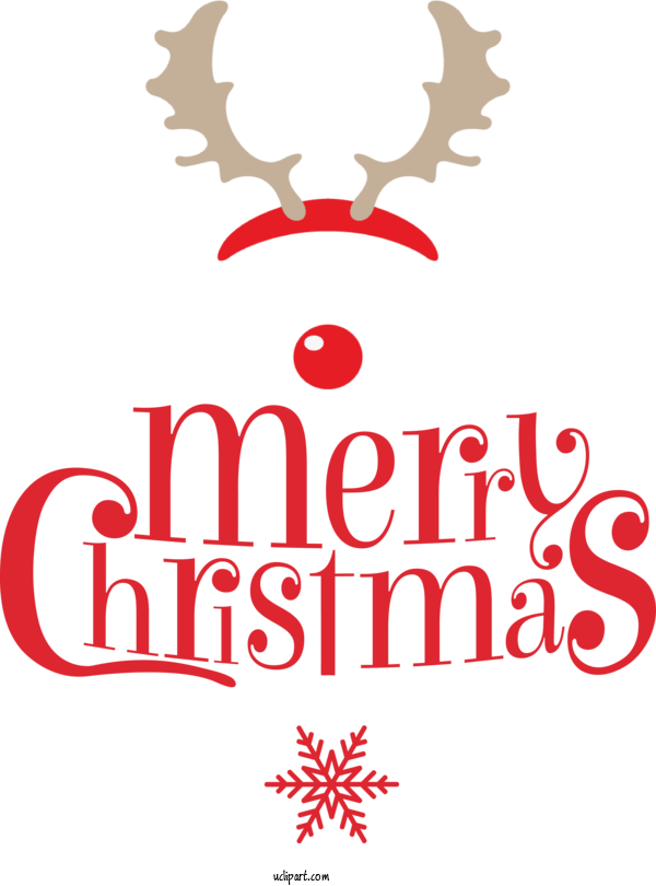 Free Holidays Design Logo Line For Christmas Clipart Transparent Background