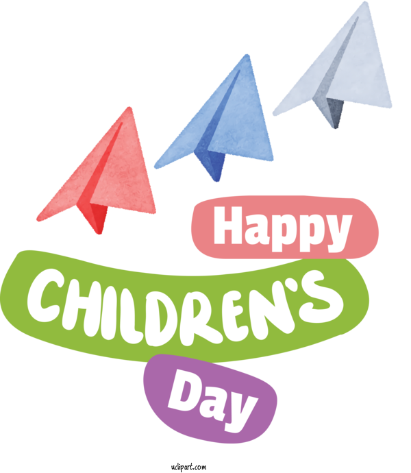 Free Holidays Logo Line Font For Children's Day Clipart Transparent Background