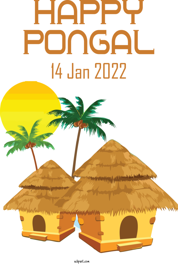 Free Holidays Pongal Agency FB Font For Pongal Clipart Transparent Background