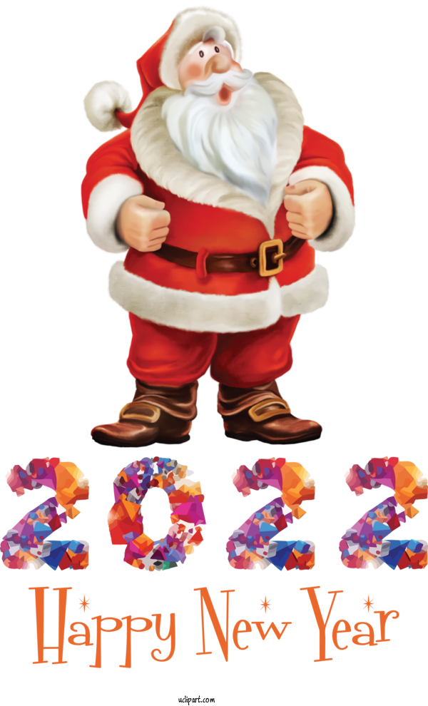 Free Holidays Mrs. Claus Santa Claus Christmas Day For New Year 2022 Clipart Transparent Background