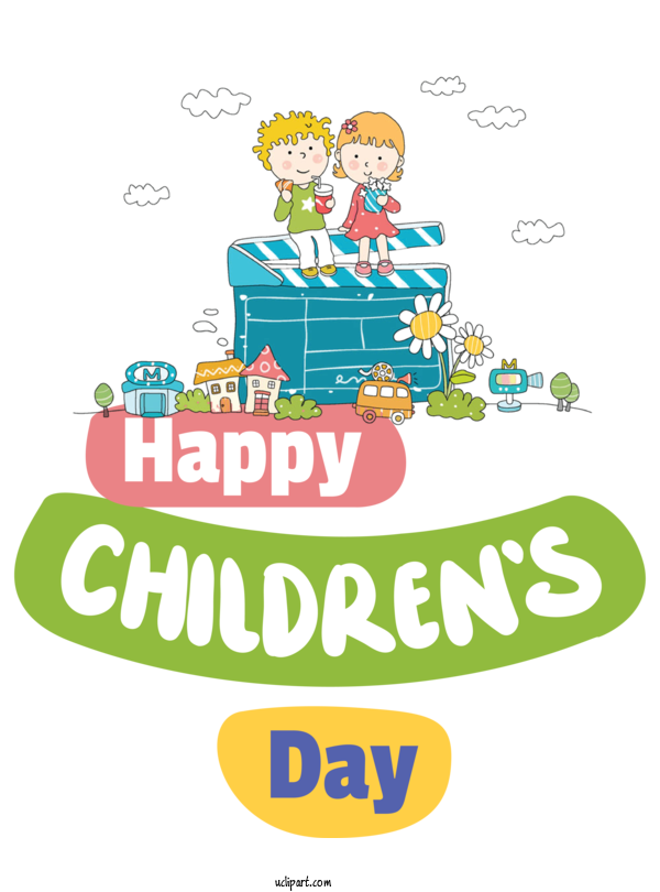 Free Holidays Children's Day Christmas Day Día De Los Niños For Children's Day Clipart Transparent Background