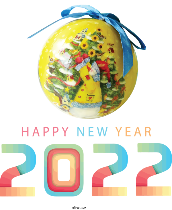 Free Holidays Nouvel An 2022 New Year 2022 For New Year 2022 Clipart Transparent Background