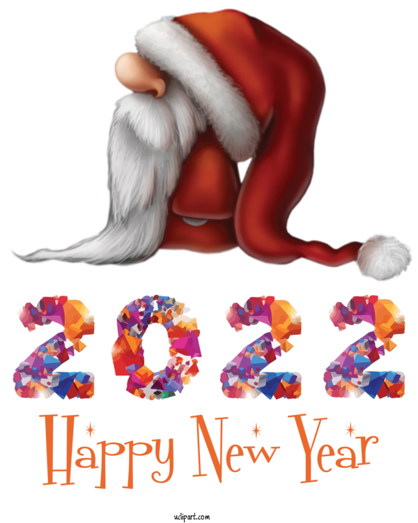 Free Holidays Joint Font LON:0JJW For New Year 2022 Clipart Transparent Background
