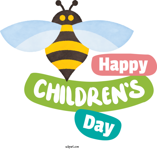 Free Holidays Design Logo Lepidoptera For Children's Day Clipart Transparent Background