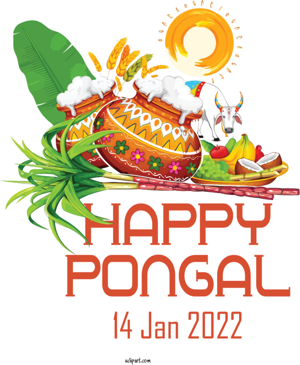 Free Holidays Pongal Rangoli  Festival For Pongal Clipart Transparent Background