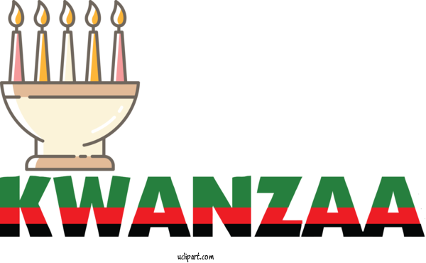 Free Holidays Design Logo Human For Kwanzaa Clipart Transparent Background