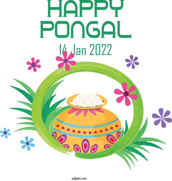 Free Holidays Drawing Cartoon Icon For Pongal Clipart Transparent Background