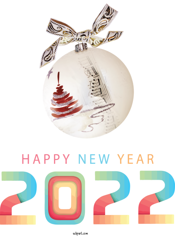 Free Holidays Nouvel An 2022 2022 Design For New Year 2022 Clipart Transparent Background