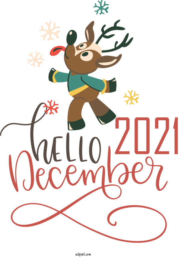 Free December Design December Drawing For Hello December Clipart Transparent Background