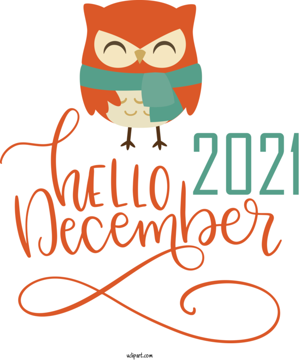 Free December Birds Human Logo For Hello December Clipart Transparent Background