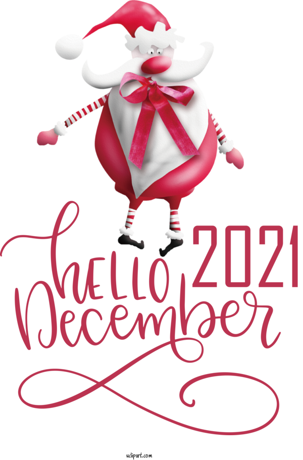 Free December Christmas Day Bauble New Year For Hello December Clipart Transparent Background