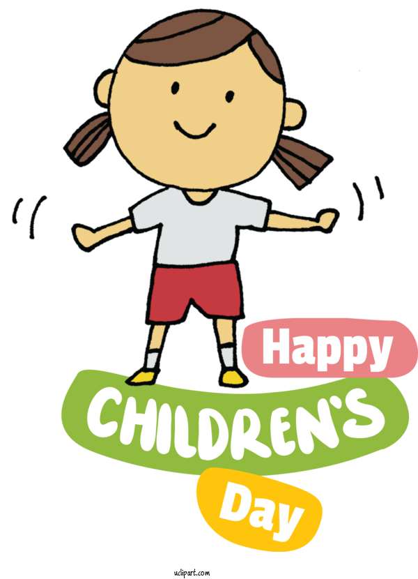 Free Holidays Drawing Icon Cartoon For Children's Day Clipart Transparent Background