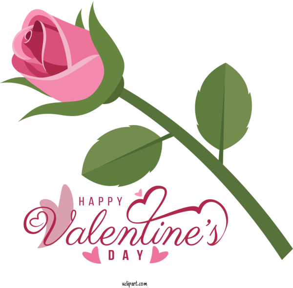 Free Holidays Vector Design Flower For Valentines Day Clipart Transparent Background