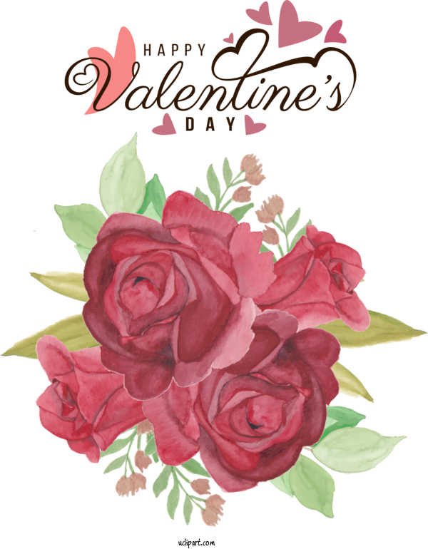 Free Holidays Flower Bouquet Flower Floral Design For Valentines Day Clipart Transparent Background