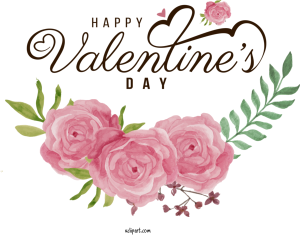 Free Holidays Floral Design Garden Roses Flower For Valentines Day Clipart Transparent Background