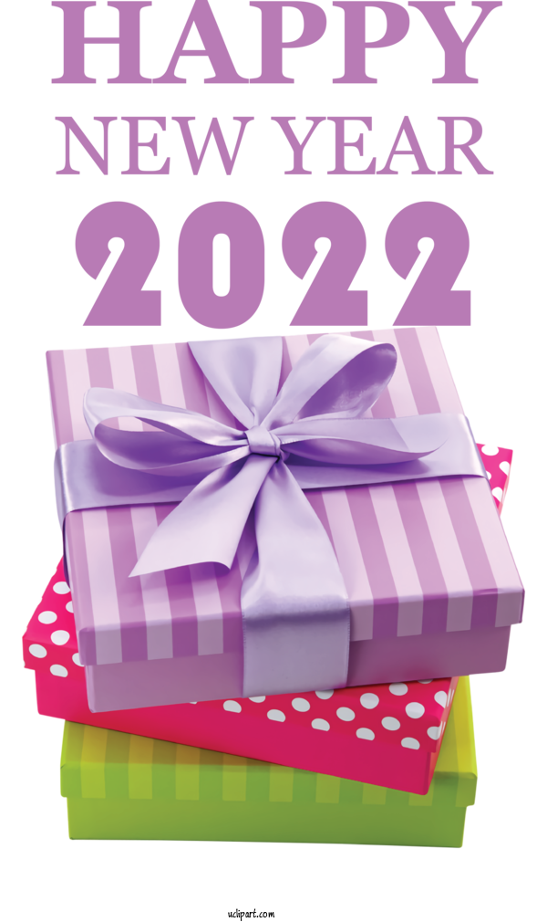 Free Holidays Gift Christmas Day Gift Box For New Year 2022 Clipart Transparent Background