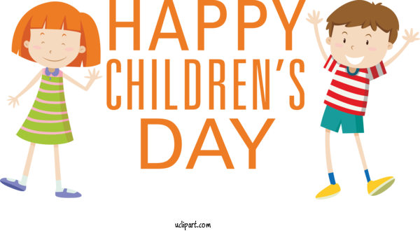 Free Holidays Human Clothing Design For Children's Day Clipart Transparent Background