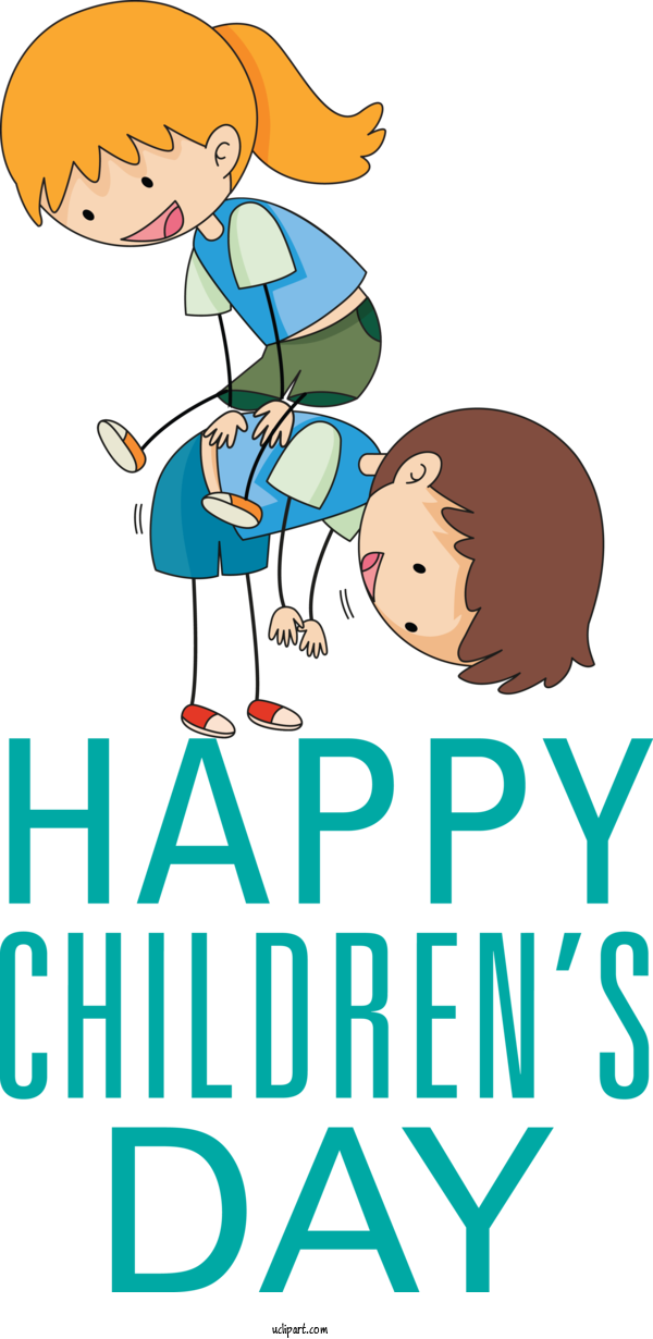Free Holidays Human Text LON:0JJW For Children's Day Clipart Transparent Background