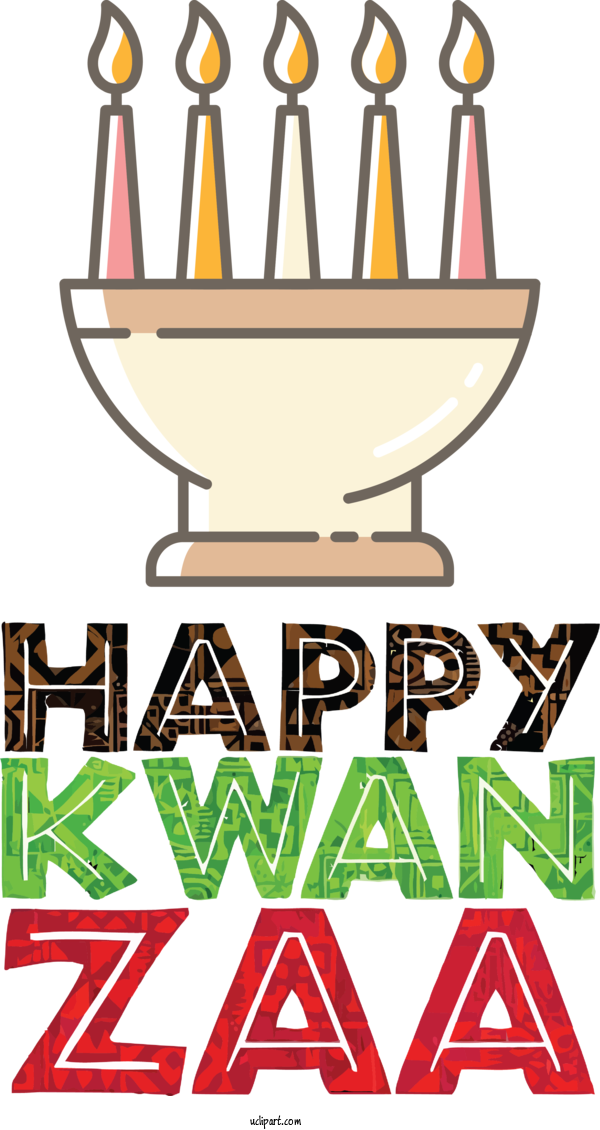 Free Holidays Logo Line Kwanzaa For Kwanzaa Clipart Transparent Background