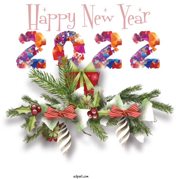 Free Holidays Christmas Graphics New Year Merry Christmas And Happy New Year 2022 For New Year 2022 Clipart Transparent Background