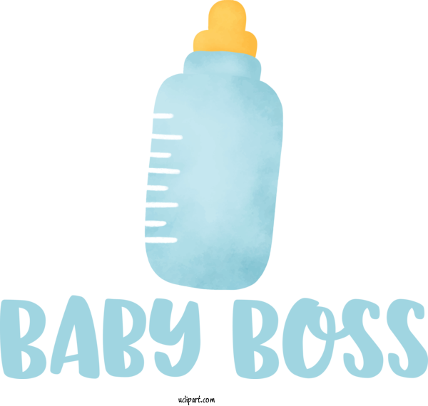 Free Occasions Water Bottle Water Plastic Bottle For Baby Shower Clipart Transparent Background