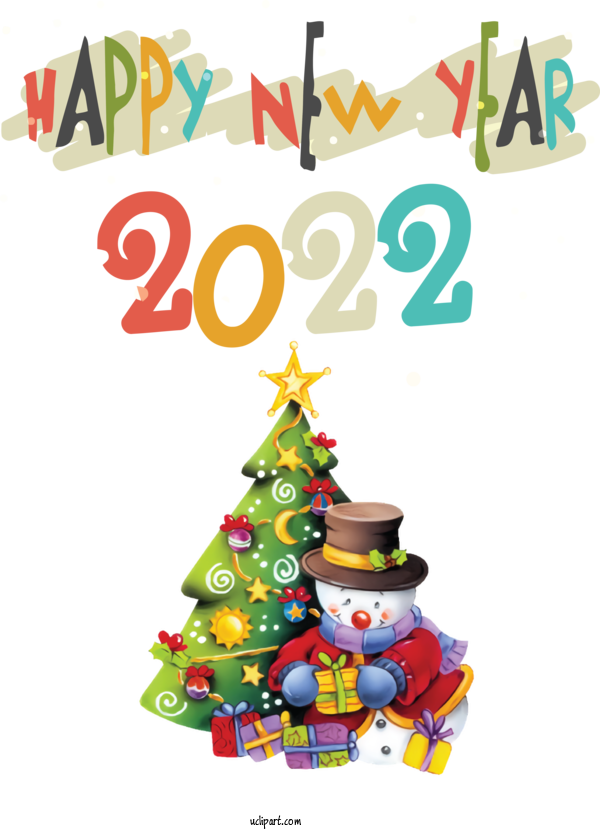 Free Holidays Christmas Day New Year Christmas Decoration For New Year 2022 Clipart Transparent Background