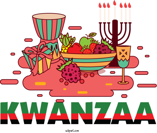 Free Holidays Kwanzaa Design Visual Arts For Kwanzaa Clipart Transparent Background