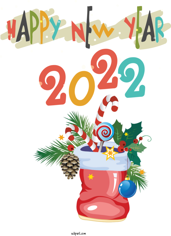 Free Holidays Merry Christmas And Happy New Year 2022 Mrs. Claus Bauble For New Year 2022 Clipart Transparent Background
