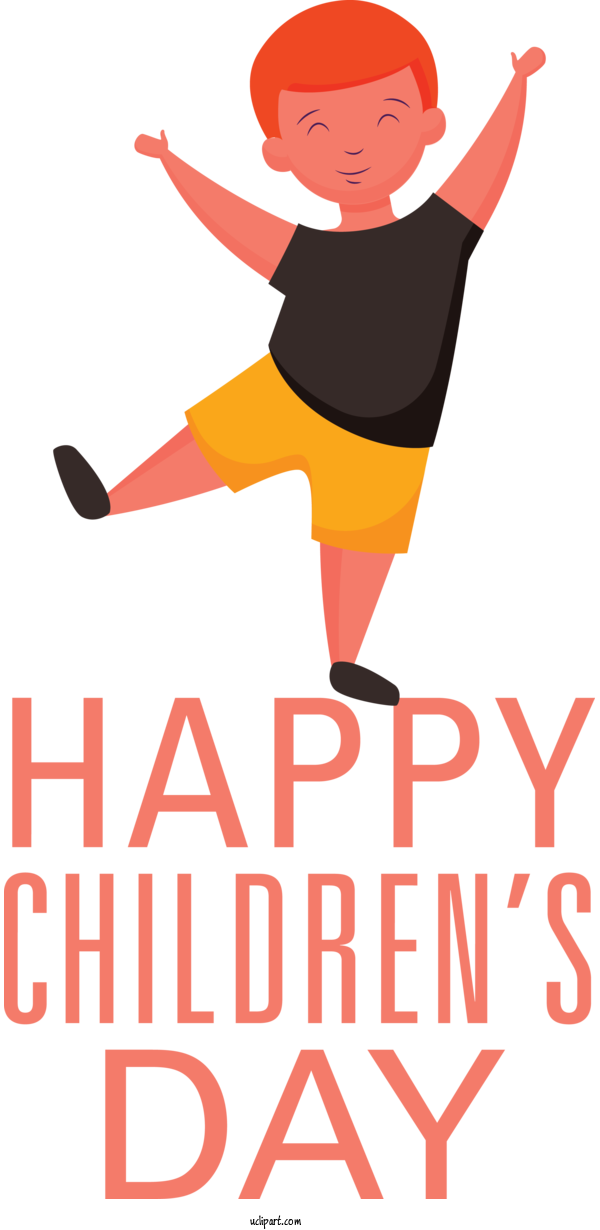 Free Holidays Orange M Text Logo For Children's Day Clipart Transparent Background