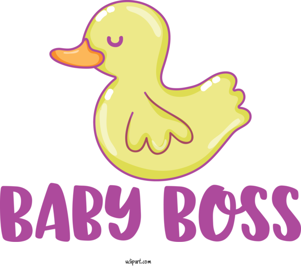 Free Occasions Birds Duck Beak For Baby Shower Clipart Transparent Background