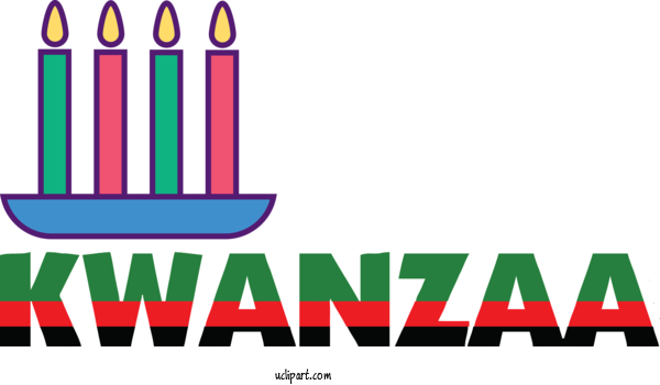 Free Holidays Logo Design Line For Kwanzaa Clipart Transparent Background