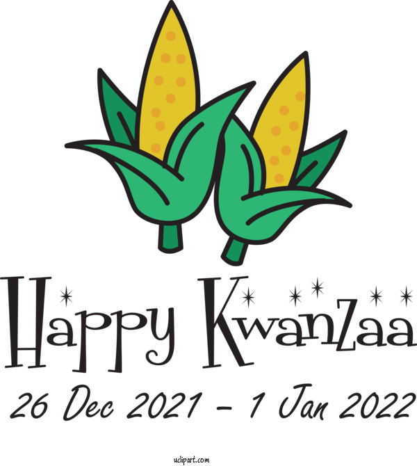 Free Holidays Logo Leaf Design For Kwanzaa Clipart Transparent Background