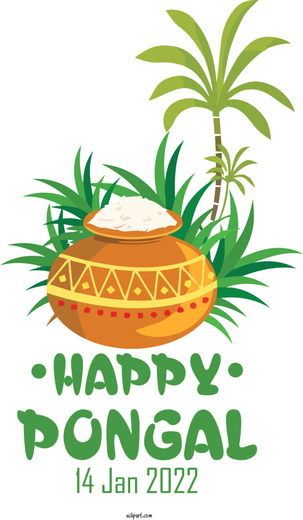 Free Holidays Pineapple Logo Design For Pongal Clipart Transparent Background