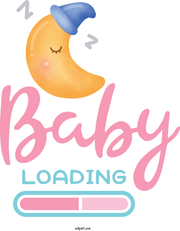 Free Occasions Logo Cartoon Line For Baby Shower Clipart Transparent Background