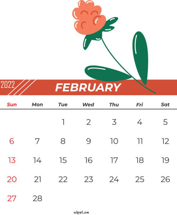 Free Life Line Calendar Flower For Yearly Calendar Clipart Transparent Background