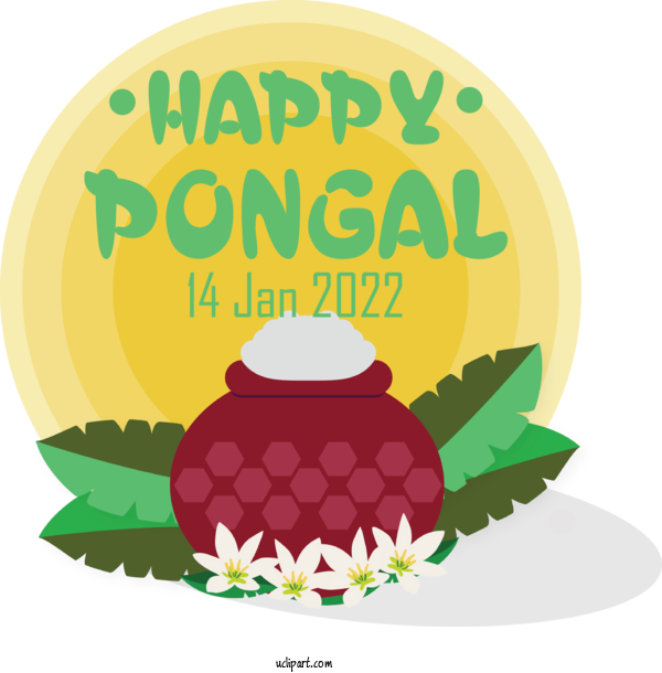 Free Holidays Pongal Makar Sankranti Lohri For Pongal Clipart Transparent Background
