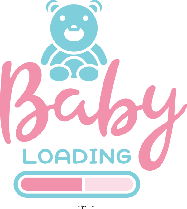 Free Occasions Design Teddy Bear Logo For Baby Shower Clipart Transparent Background