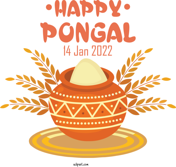 Free Holidays Pongal Ugadi Festival For Pongal Clipart Transparent Background