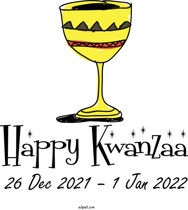 Free Holidays Champagne Flute Champagne Wine For Kwanzaa Clipart Transparent Background