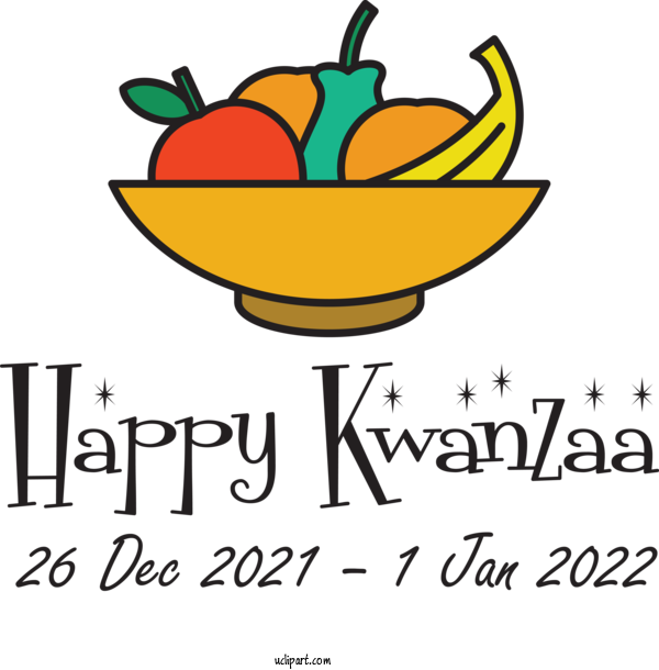 Free Holidays Flower Line Commodity For Kwanzaa Clipart Transparent Background